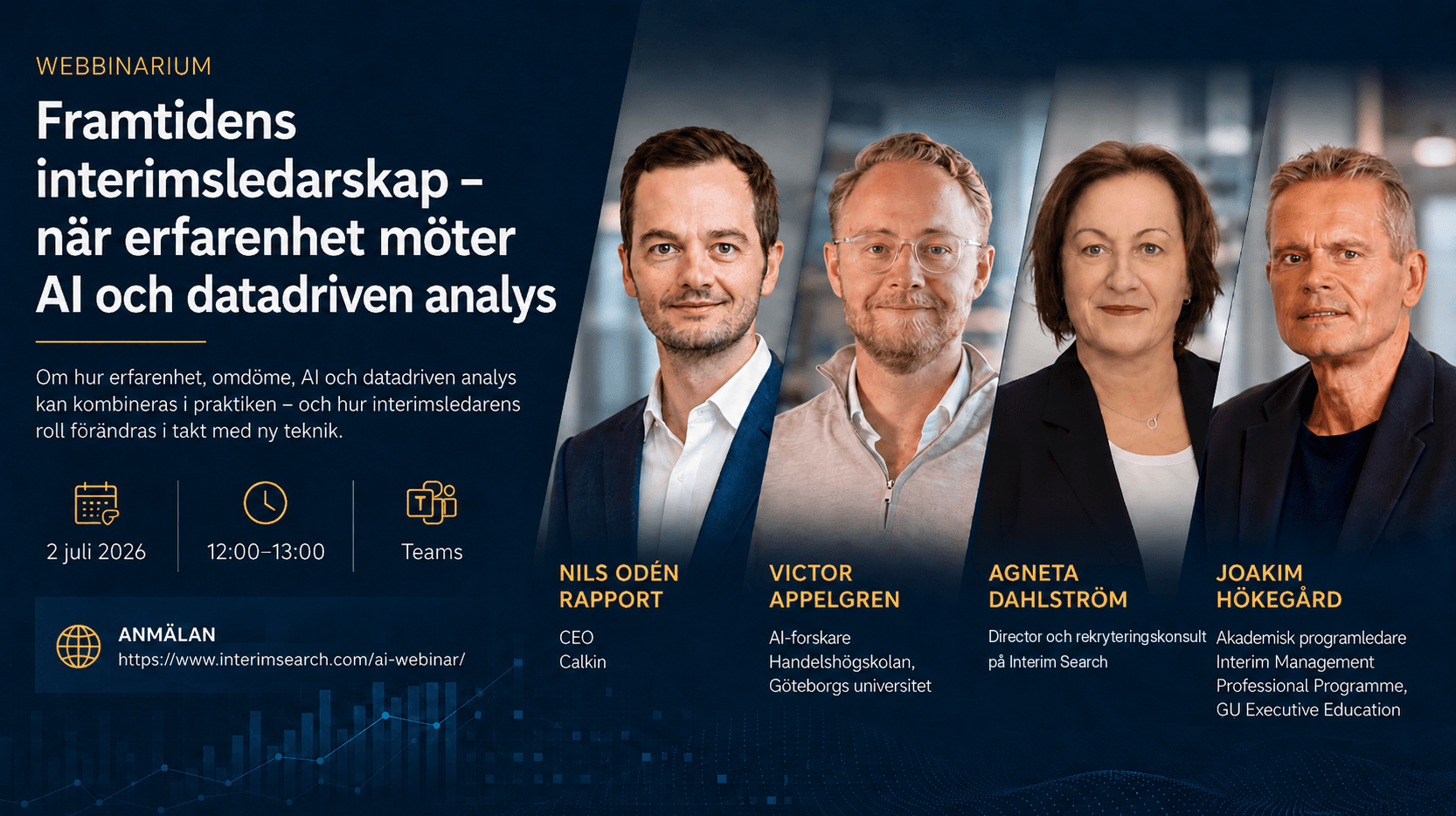 Webbinarium - Framtidens interimsledarskap, när erfarenhet möter AI och data